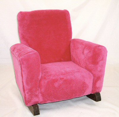 Hot Pink Fleece Chair