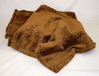 blanket. chocolate micro fleece lanket